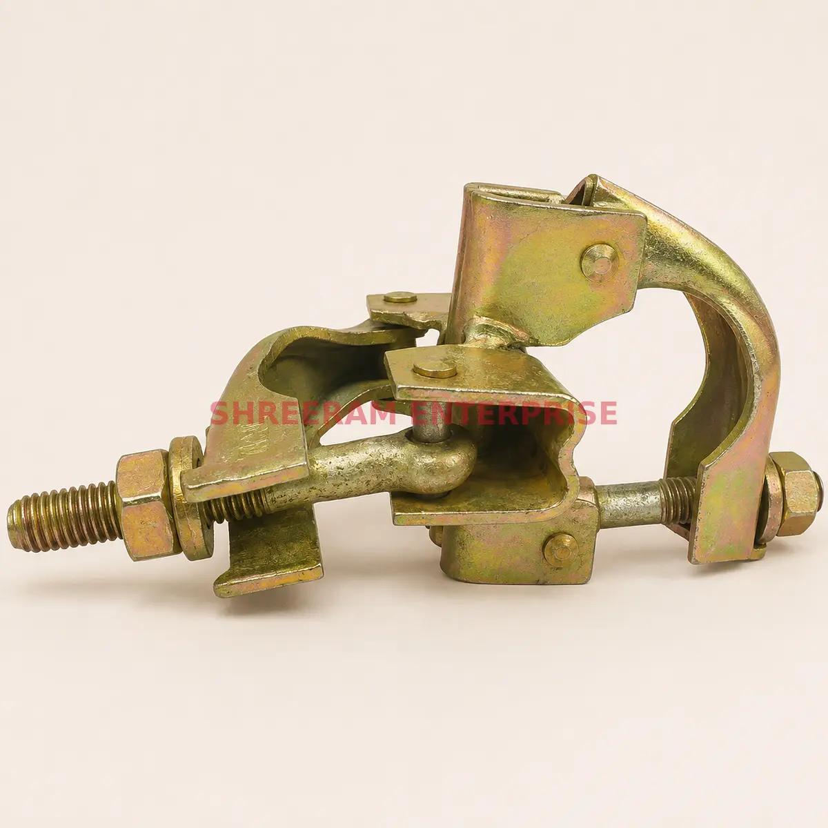 Scaffolding Fixed Clamp — Golden